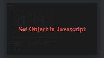 Javascript Set Object || Filter Arrays to Get Unique Values