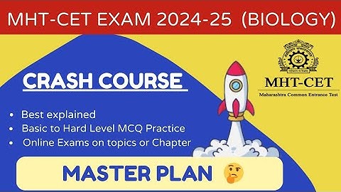 MHT-CET 2025 Crash Course Started... @NewIndianera #biology #mhtcet #hsc #oneshorts