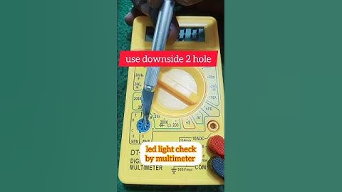 how to led check by multimeter? #multimeterreview #multimeter #repair #electronics