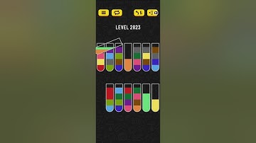 Water sort puzzle level 2823