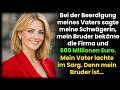 Nach Vaters Tod kam die Gier meiner Schwägerin nach 600 Millionen ans Licht – alle sagten …