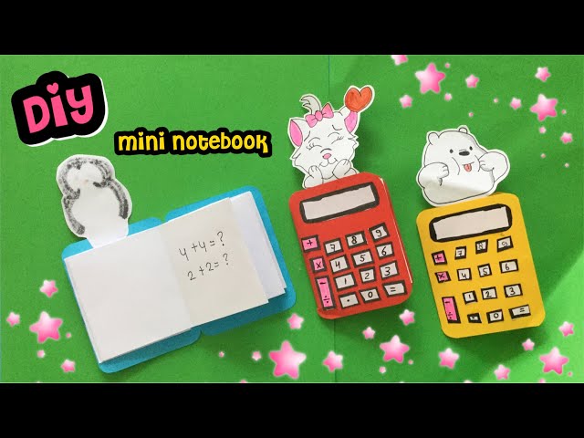 DIY Mini Pokédex Notebook / How to make Pokémon notebook / Pokémon back to  school supplies 