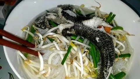 Cách nấu hủ tiếu cá lóc thơm ngon không mùi tanh của cá, Món ngon miền tây / Phước dừa tv