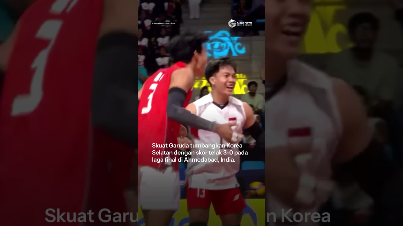 Kalahkan Telak Korea Selatan 3-0. Timnas Voli Putra Indonesia Juara AVC Volleyball Cup 2026!