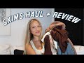 skims try-on haul + review: cozy collection, sleep collection + cotton collection | maddie cidlik