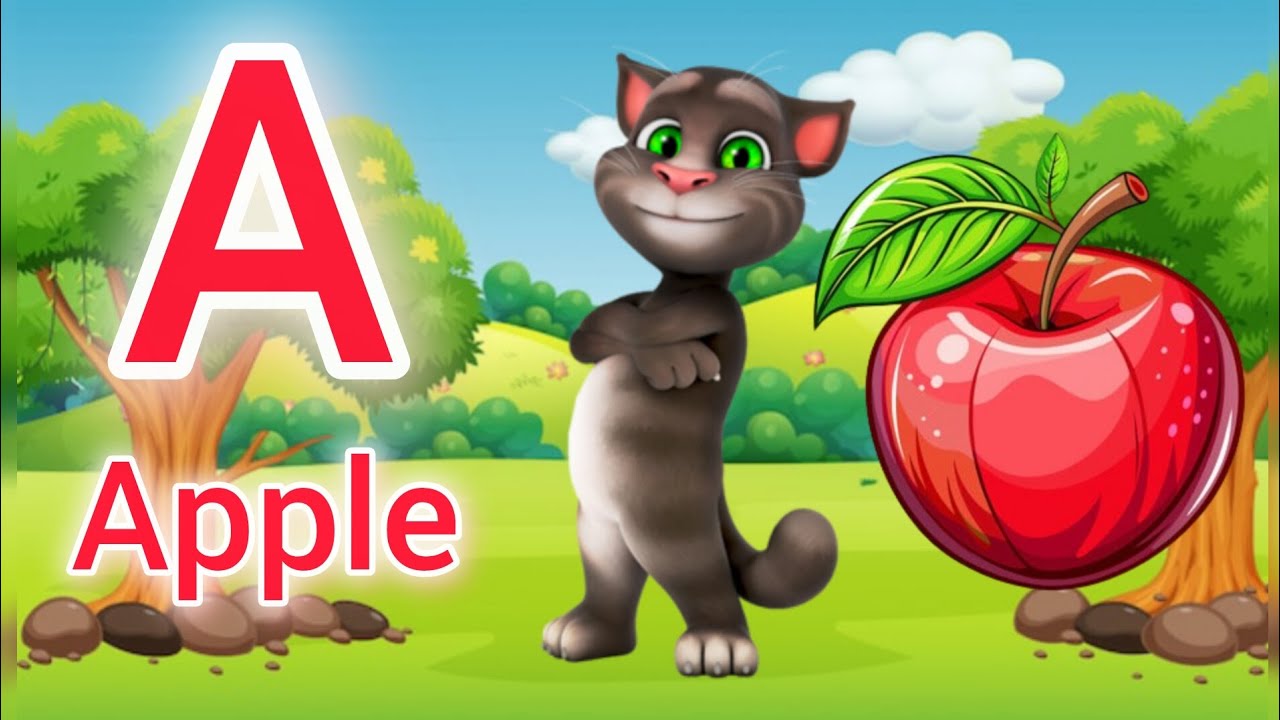 A for apple B for ball C for cat | Abcd Nursery Rhymes | Alphabet song ...