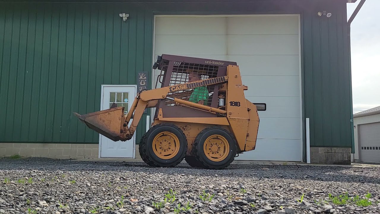 CASE 1818 Skid Steer Loader YouTube