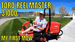 Toro Reelmaster 3100D First MOW with Ryan Knorr