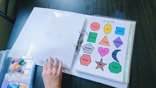 Toddler activity book | Kids activity at home  | DIY Activity book | Kids Busy Book | Preschool