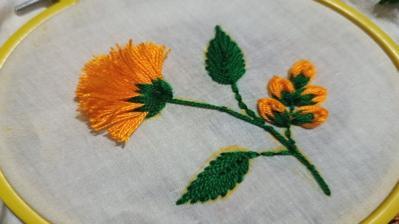 ফেব্রিক জগতে যাদু: অবিশ্বাস্য সুন্দর হ্যান্ড এমব্রয়ডারি টিউটোরিয়াল। how to make a hand embroidery.