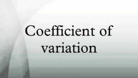CLASS XI - ECONOMICS - TOPIC - COEFFICIENT OF VARIATION (INDIVIDUAL AND DISCRETE SERIES)