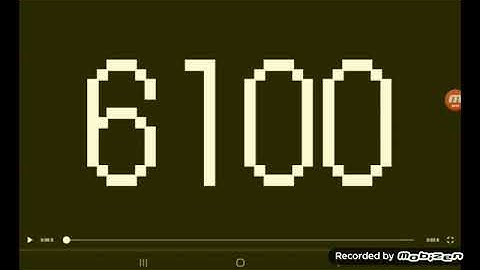 Challenge Countdown from 6200