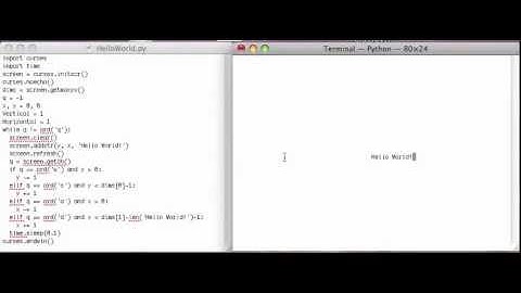 Python Curses Tutorial 6: User Input