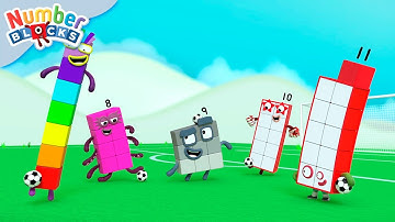 Numberblocks Football & Sports Compilation ⚽ | 123 Counting for Kids | @Numberblocks