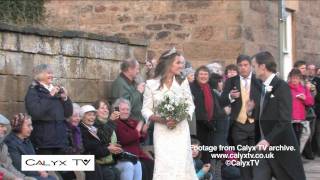 Pippa Middleton attends a wedding at Alnwick