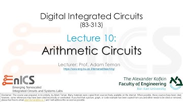 VLSI - Kahoot for Lecture 10 (part 1): Adders