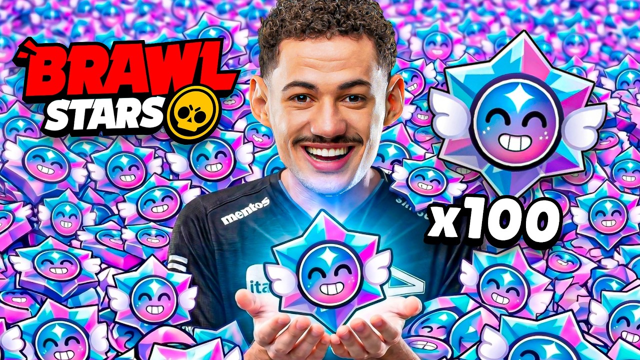 O QUE 100 DROPS STAR NOVA LIBERAM na MINHA CONTA do BRAWL STARS!