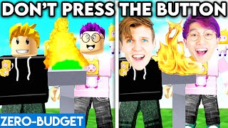 DON'T PRESS THE BUTTON WITH ZERO BUDGET! (ROBLOX GAME PARODY BY LANKYBOX!) screenshot 4