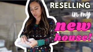 Ship With Me + House Tour in My NEW RESELLING HOUSE!