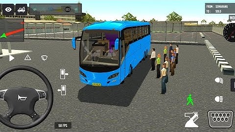 Indonesia Coach bus driving | Euro bus simulator 2025 Android gameplay || Level 1