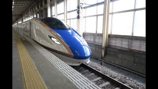 【最高運転速度２７５ｋｍ/ｈ】E７系新幹線(VVVF-IGBT)　F29編成　　車内案内表示器LED　　上越新幹線　　※静かな走行音