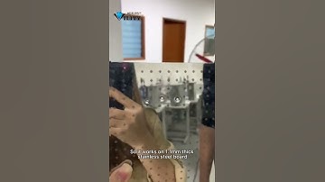 #patent #factory  VTZ15 CCD Guide Hole Punching Machine For 1.2mm Thick Stainless Steel