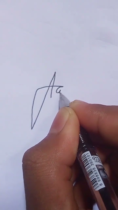 ide tanda tangan awalan huruf 'A' ||#gosign