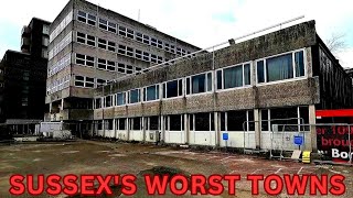 The Five WORST Towns in 🇬🇧 SUSSEX 🇬🇧 RANKED!