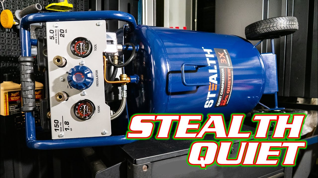 Stealth 1.8 HP 20 gal. Single Stage Quiet Air Compressor at Tractor Supply  Co.