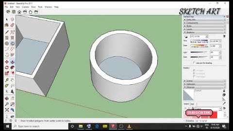 How To Use Offset Tool In SketchUp | In Tamil | Skecth Art
