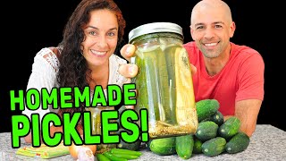 Homemade Dill Pickle Recipe | Crisp LactoFermented Cucumbers