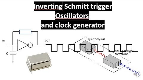inverting schmitt trigger - oscillator and computer clock