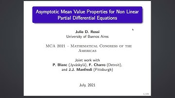 Invited Talk: Julio Rossi (Universidad de Buenos Aires, Argentina)