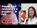 Mira los ataques entre los candidatos a la presidencia de Perú, en un primer encuentro no oficial