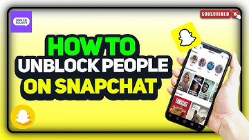How to unblock people on snapchat 2025
