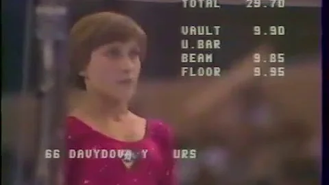 Elena Davidova 1980 OG AA UB