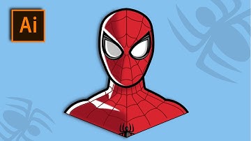 How To Create Spider-Man | Spider-Man Vector Art | Adobe Illustrator CC