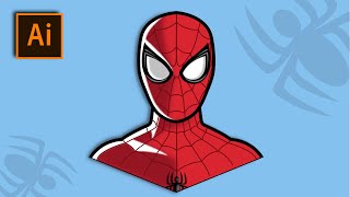 How To Create SpiderMan | SpiderMan Vector Art | Adobe Illustrator CC