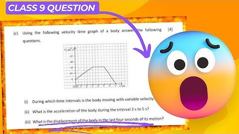 Class 9 Physics | Velocity-Time Graph | Variable Velocity, Acceleration  Explained