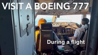 Visit a 777 while flying