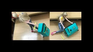 DIY Miniature barbie suitcase : Barbie Doll Play Toys