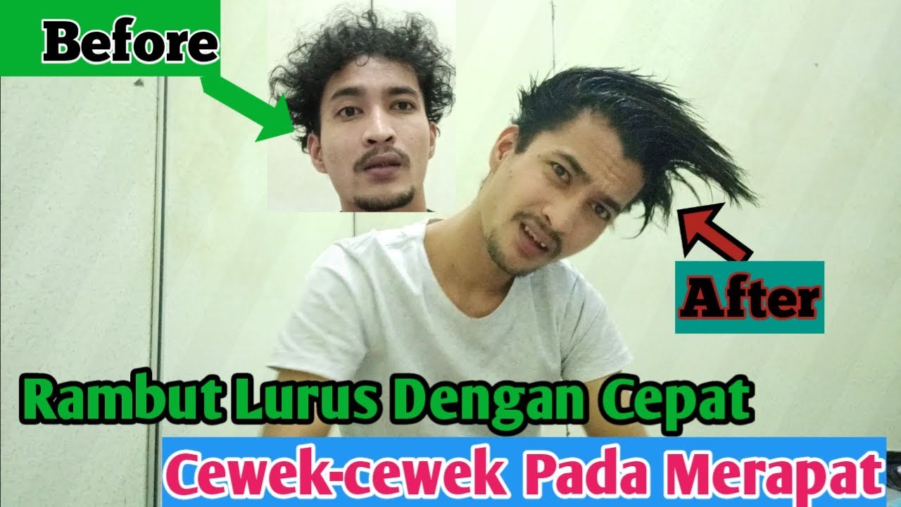  cara  meluruskan  rambut  keriting  dengan  cepat  memakai 