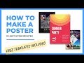 How to make a poster free templates included