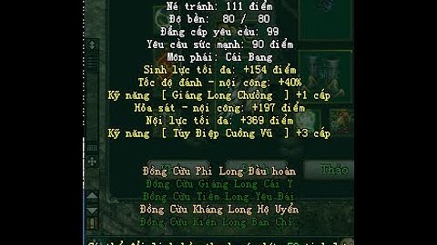 VLTK OFFLINE - Cái Bang Bỗng Nên Mặc Đồ Như Thế Nào????