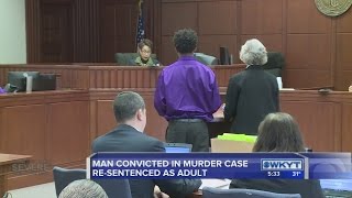 Convicted murderer re-sentenced