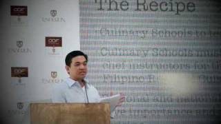 Alain Ducasse at Enderun Colleges