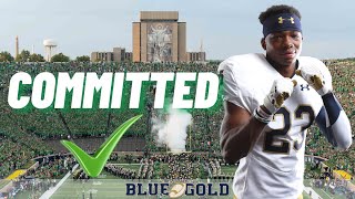Four-star CB Micah Bell commits to Notre Dame football ☘️☘️☘️