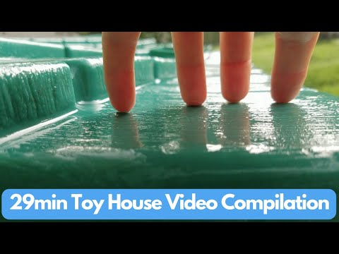 🌞Outdoor Sunny Rainy Tippy Taps Up To The Camera - Compilation Of All Toy House Videos⛈️