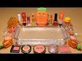 Special Series2 #04 Mixing "ORANGE" EYESHADOW and Parts,glitter... Into Slime! WE LOVE ORANGE!
