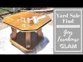 Yard Sale Side Table Makeover